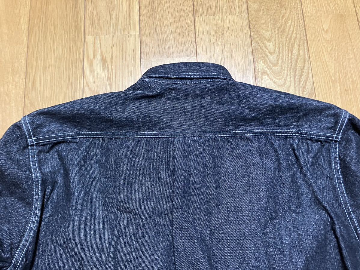 2001年秋冬 ラインデニムシャツ コムデギャルソン オム shirt 2001年秋冬 ラインデニムシャツ コムデギャルソン オム shirt