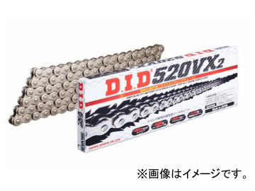 D.I.D シールチェーン VXシリーズ スズキ RG125γ 125cc 1985年~1991年 シルバー 128L 428VX 2輪