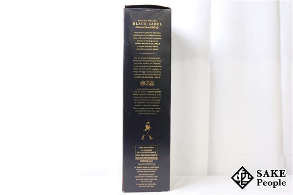 * attention! Johnny War car black 12 year 1000ml 40% box attaching Scotch 