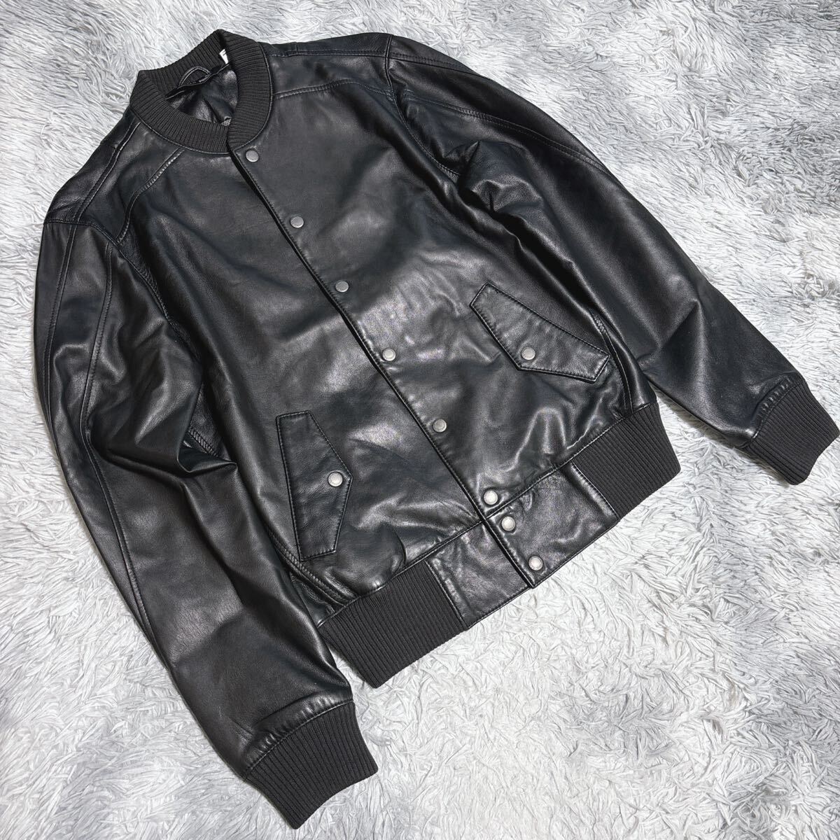 状態良 レア Alexander McQueen × PUMA 羊革 レザージャケット 状態良 レア Alexander McQueen × PUMA 羊革 レザージャケット