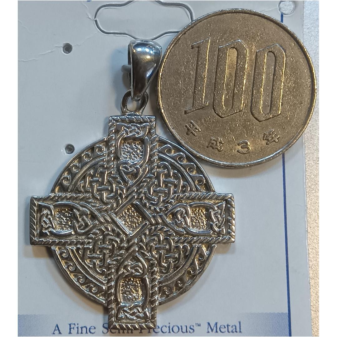 NEBULA: Celtic Cross Spiral Pendantケルト十字_画像1