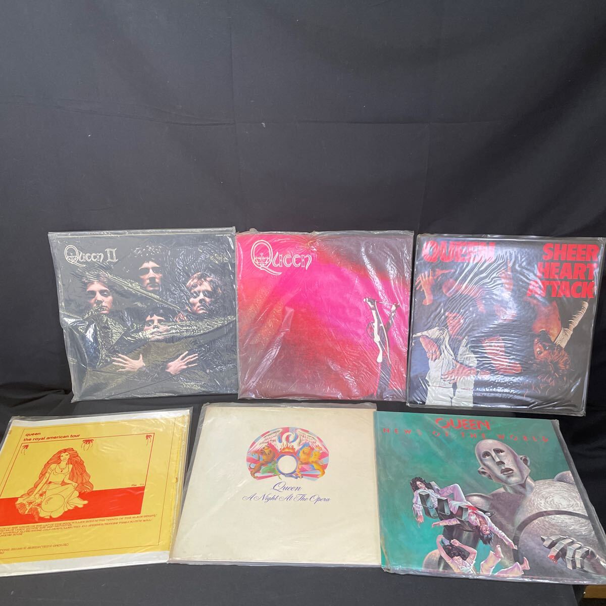 QUEEN クイーン LPレコード 6枚 まとめ Sheer Heart Attack News Of The World Night At The Opera 他 洋楽 レコード 1