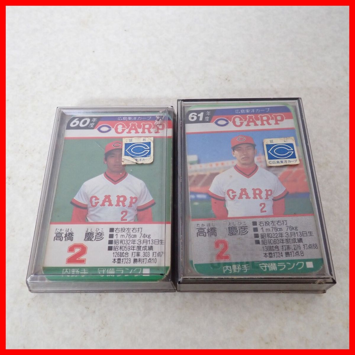 タカラプロ野球カード 【昭和60年度版】セ・リーグ6球団セット タカラプロ野球カード 【昭和60年度版】セ・リーグ6球団セット