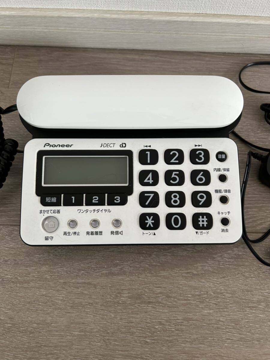 Pioneer パイオニア デジタルコードレス電話機 TF-SD10S/SD10W親 Pioneer パイオニア デジタルコードレス電話機 TF-SD10S/SD10W親
