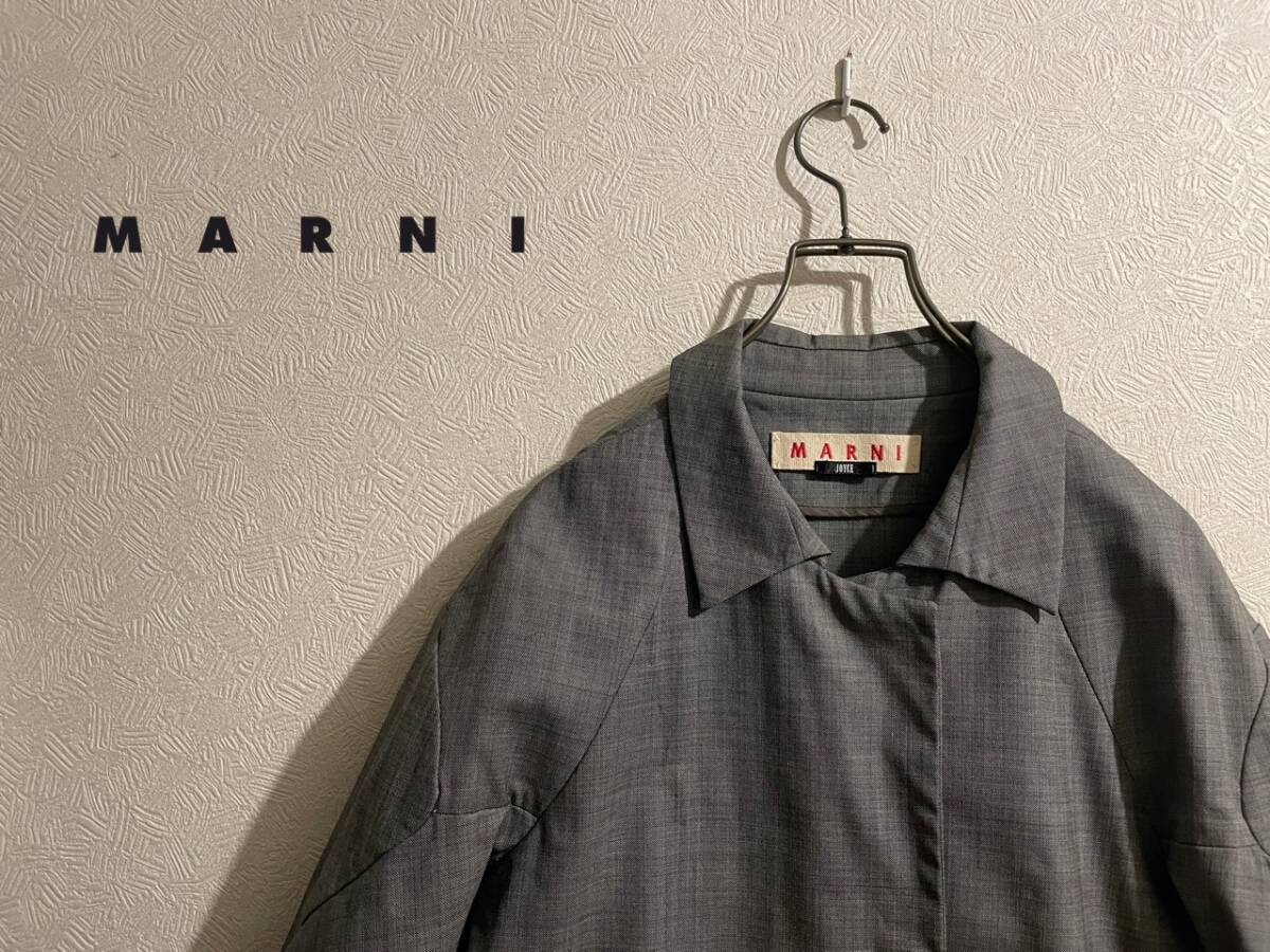 ◯ MARNI コクーン コート / マルニ ステンカラー バルーン ◯ MARNI コクーン コート / マルニ ステンカラー バルーン