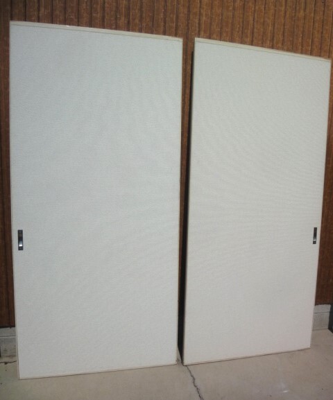 U-77　內(nèi)裝　ふすま　引き違い戸　　引戸　　約　W861ｘH1820ｘ30ｍｍ　ｘ2枚　DIY 　リフォーム 修理 修繕 補(bǔ)修