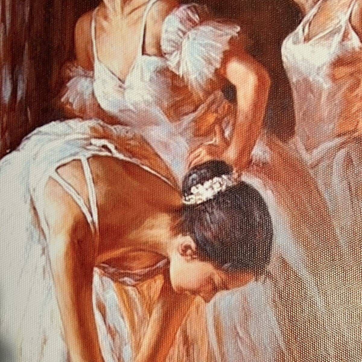 【日本限定モデル】 キャンバスプリントアート バレリーナ インテリア 額付き 絵画 絵画