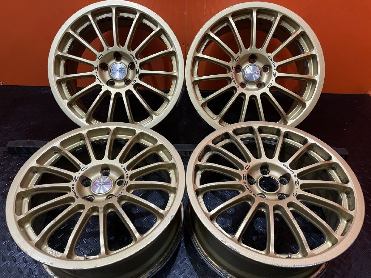 O.Z Racing OZ Racing オズレーシング スーパーツーリズモ 社外ホイール 17インチ 4本 7J5HPCD100+45　(VHC433)