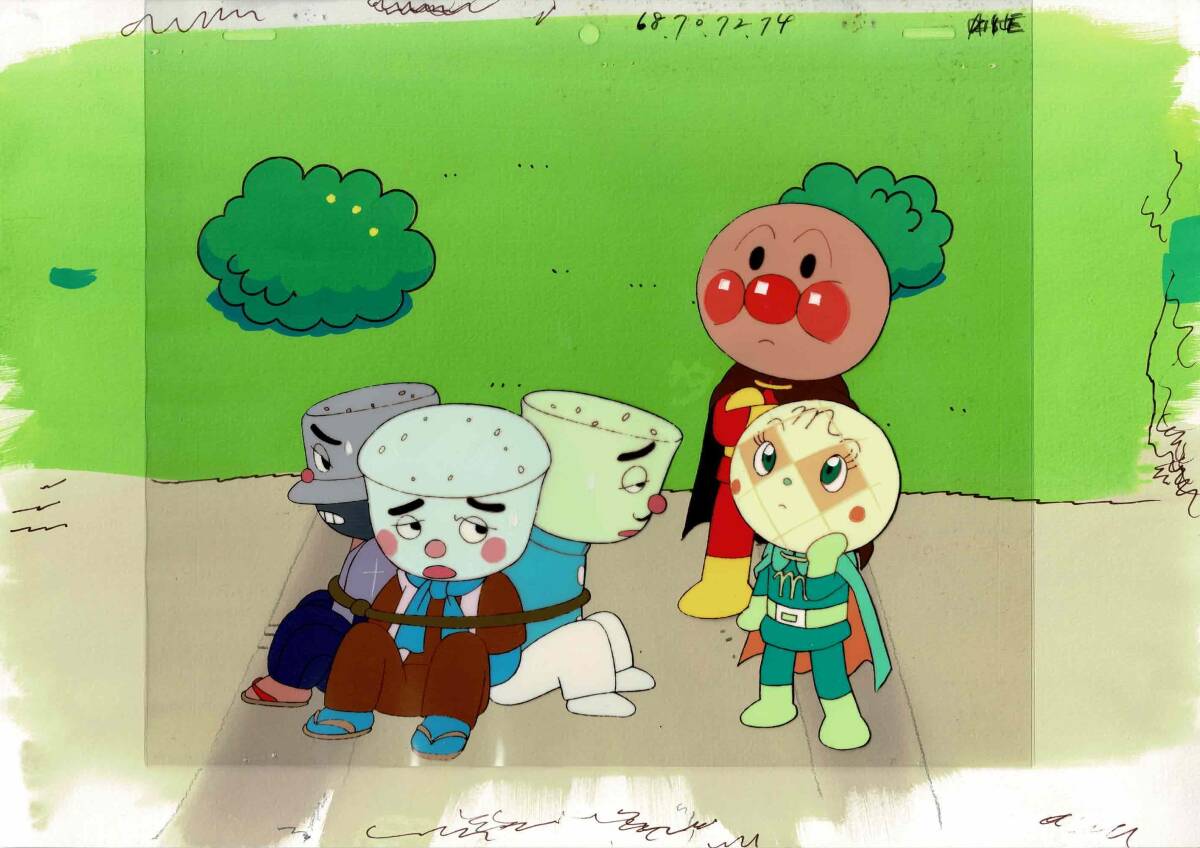セル画・背景付】それいけ!アンパンマン【メロンパンナ(空を セル画・背景付】それいけ!アンパンマン【メロンパンナ(空を