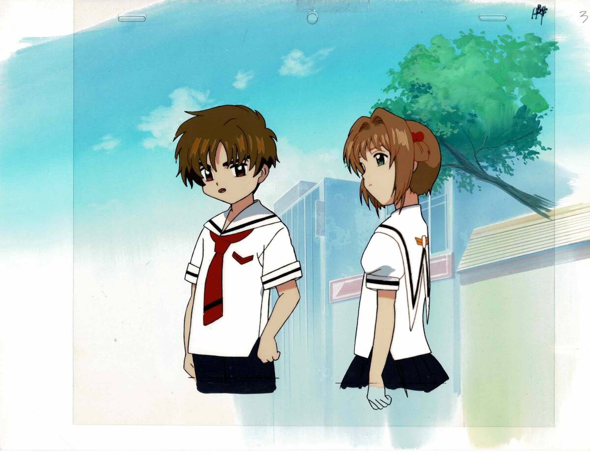 カードキャプターさくら 木之本桜 李小狼 セル画 動画 原画 背景 カードキャプターさくら 木之本桜 李小狼 セル画 動画 原画 背景