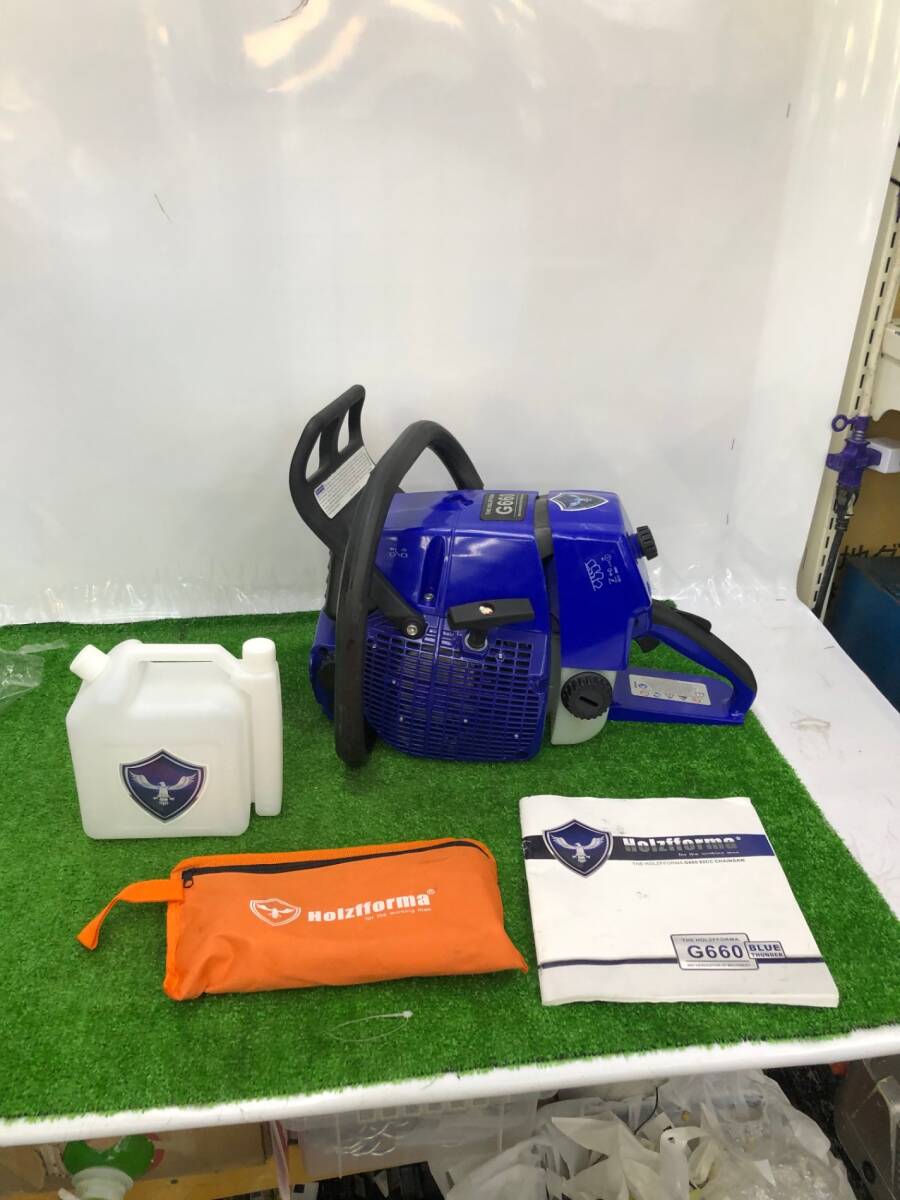 【中古品】Holzfforma 92cc ファーメルテック ブルーサンダー G660 チェーンソー / ITEQWQXIFIPK