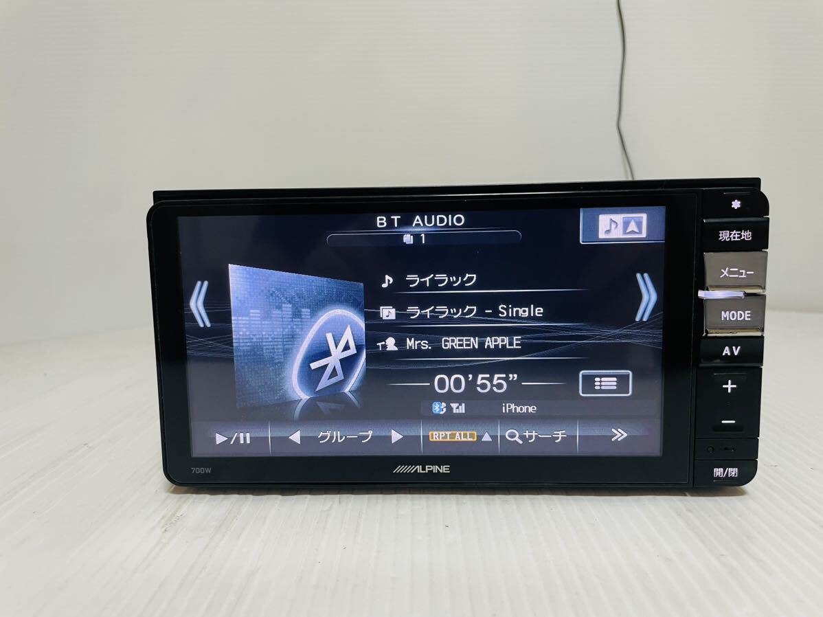 ALPINE/700W/ Alpine / map data 2016 year /DVD/CD/ digital broadcasting /SD/Bluetooth/30 Prius / operation verification ending 