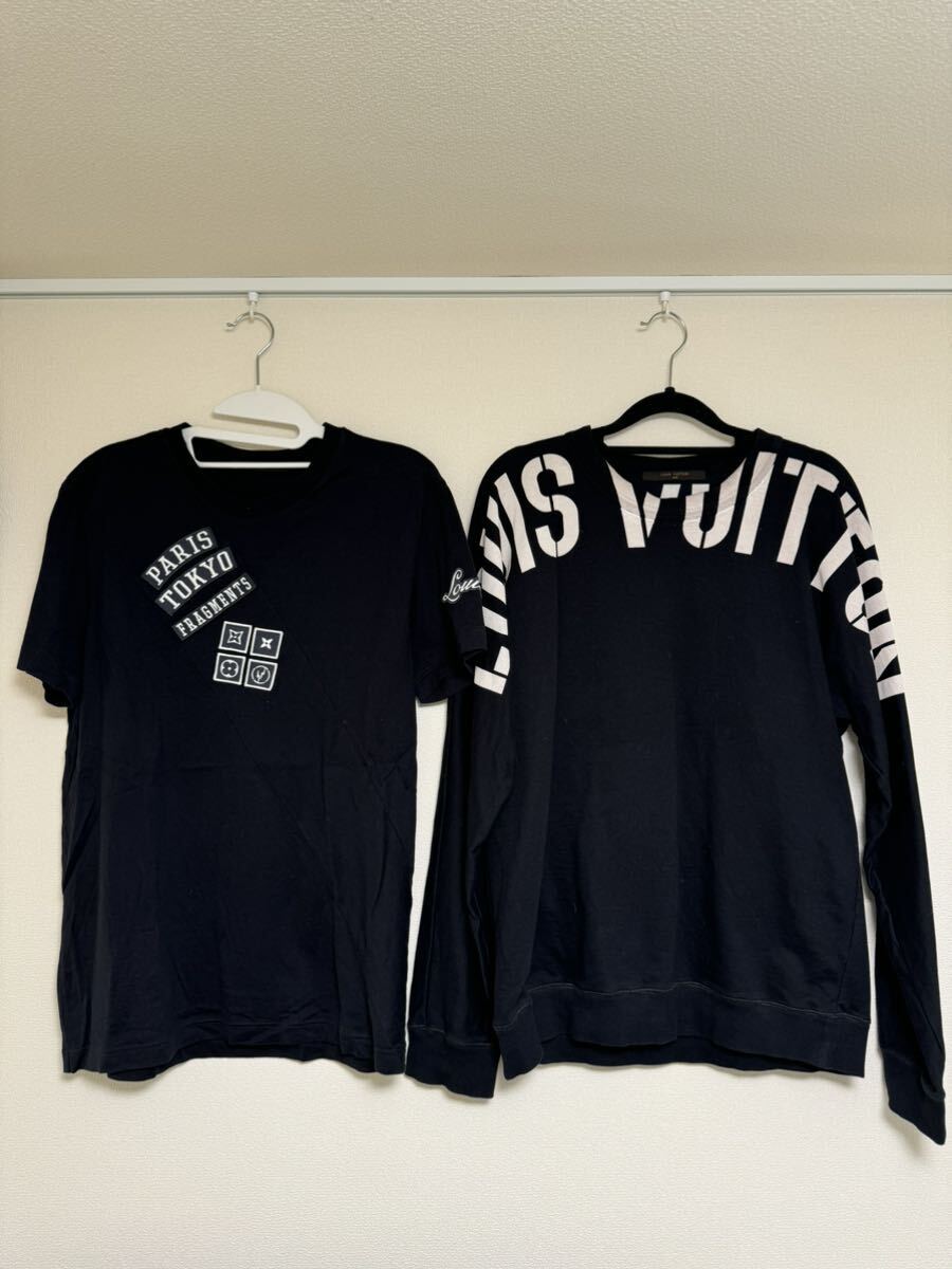 【激レア】LOUIS VUITTON × Fragment Design ルイヴィトン×フラグメントデザイン スウェット(サイズM)&Tシャツ(サイズS)2点セット