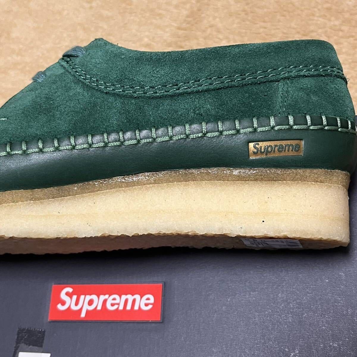 未使用 18ss Supreme Clarks Originals Weaver Green 半タグ 未使用 18ss Supreme Clarks Originals Weaver Green 半タグ