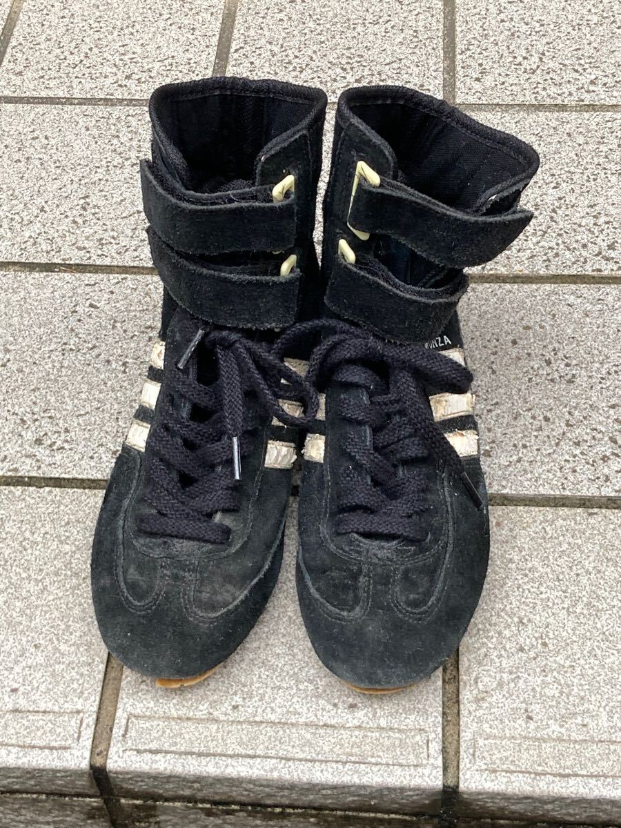  レーシングシューズ　ジュニア　キッズ　adidasアディダス　22.5cm ハイカット　MONZA 安全性高　レーシングカート_画像1