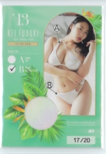 HIT'S/風吹ケイ ピンスポビキニカード13　#17/20　(B：良部！オパールパンツ前） 240913-157