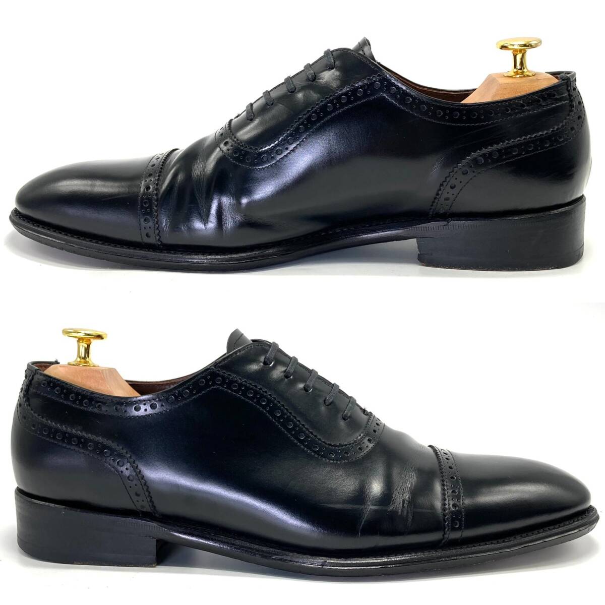made by Handcrafted Shoemaker パンチドキャップトウ made by Handcrafted Shoemaker パンチドキャップトウ