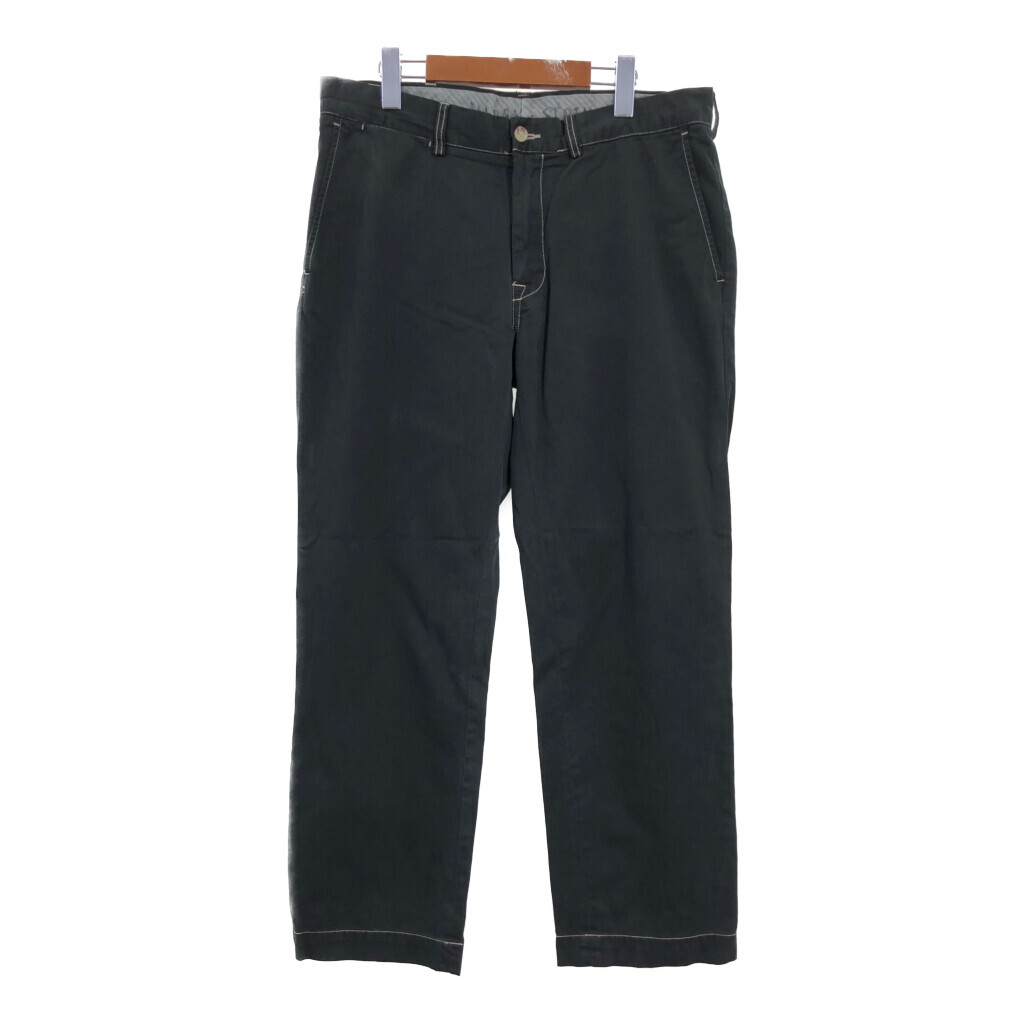 Polo by Ralph Lauren ポロ ラルフローレン チノパンツ ポロチノ 後染め ブラック (メンズ W34 L30) 中古 古着 R9224