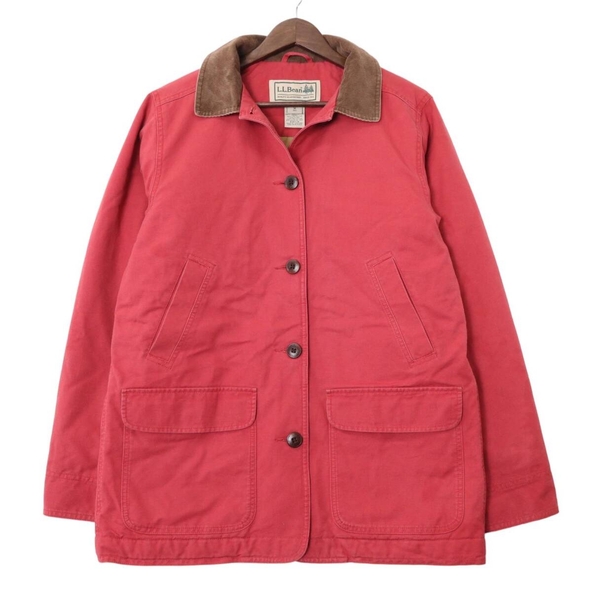 【新作入荷!!】 00年代 A0875 古着 中古 M) (レディース ピンク ジャケット カバーオール 中綿 エルエルビーン L.L.Bean 女性用