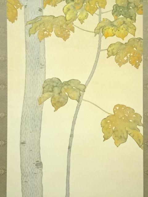 真作】絵画作者不詳サイン有油彩3号春らんまん「外堀」西草津近くT73