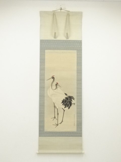 真作/藤井松山/山水図/扇面/桐共箱付/布袋屋掛軸HI-839 真作】//藤井松山/山水図/扇面/桐共箱付/布袋屋掛軸HI-