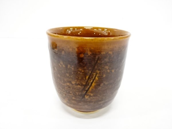 ys7094520; 宗sou 大樋焼　十代大樋長(zhǎng)左衛(wèi)門造　湯呑み【道】