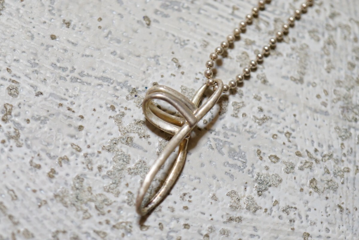 768 4℃/ヨンドシー シルバー ペンダント ネックレス ヴィンテージ アクセサリー SILVER刻印 アンティーク シルバージュエリー ブランド