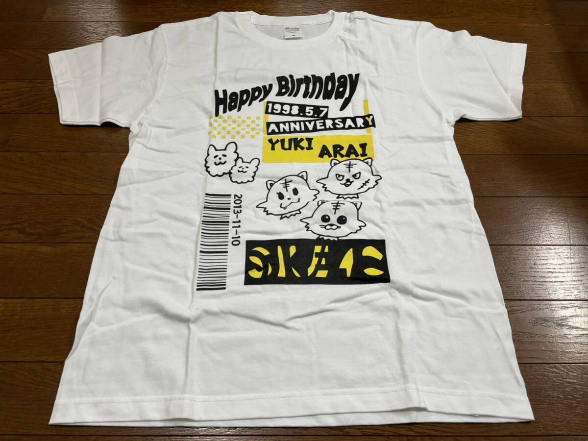 SKE48 YUKI happy Birthday T-shirt M size 