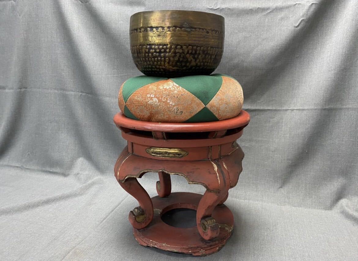 仏器 仏教法具 真言宗 鬼面杵(胎蔵界)密法用具 真鍮製 23cm 仏器 仏教法具 真言宗 鬼面杵(胎蔵界)密法用具 真鍮製 23cm