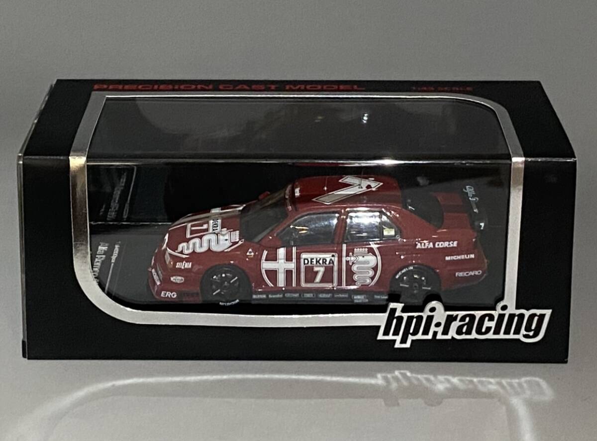 HPI Racing 1/43 Alfa Romeo 155 V6 DTM 1993 Alessandro Nannini #7 ◆ 8位 1993 DTM ◆ アルファ ロメオ アレッサンドロ ナニーニ 8099