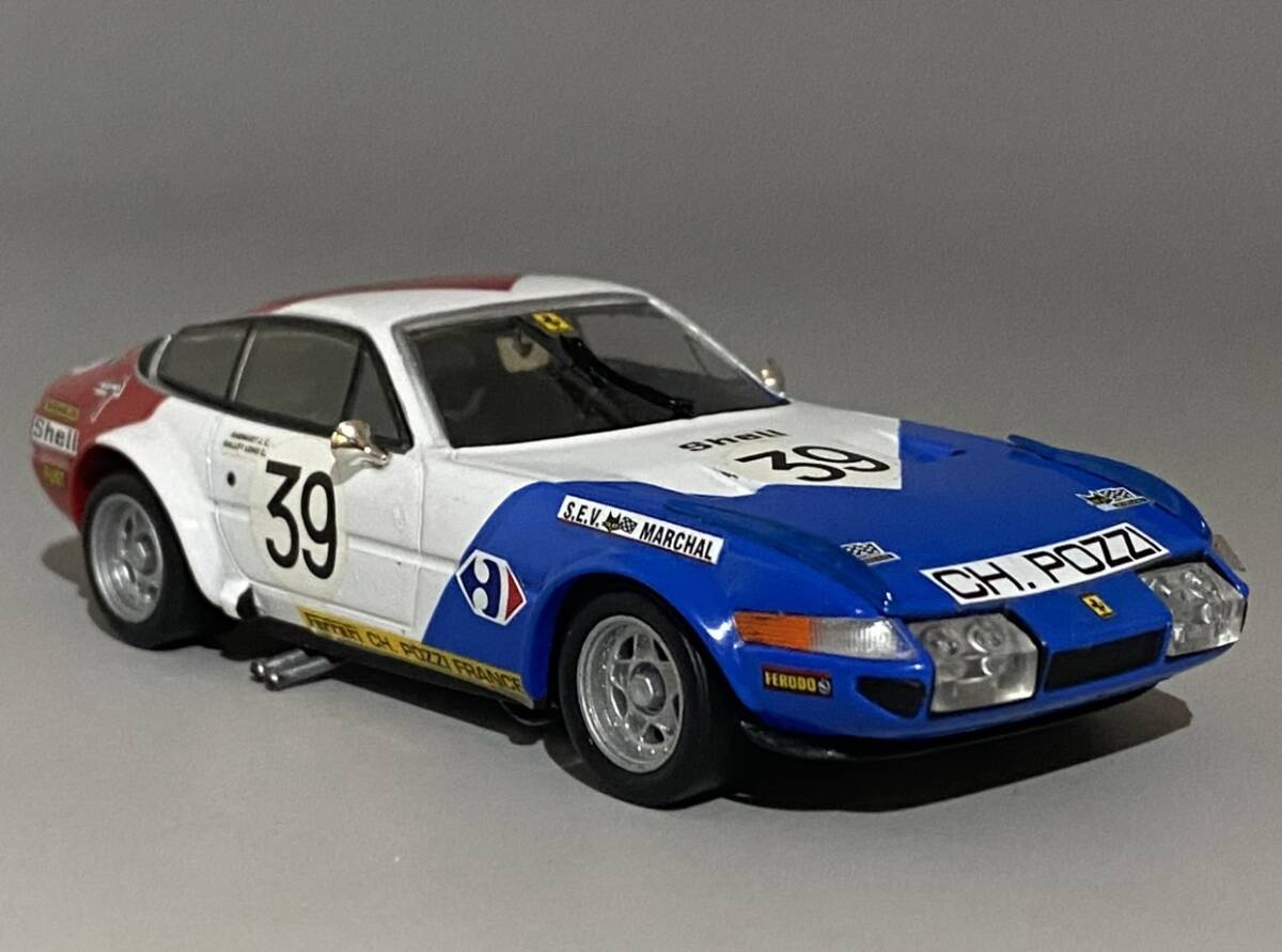 Detail Cars 1/43 Ferrari 365 GTB4 Competizione #39 Class Winner 24h Le Mans 1972 ◆ C. Ballot-Lena, J.C. Andruet ◆ Art Model 289