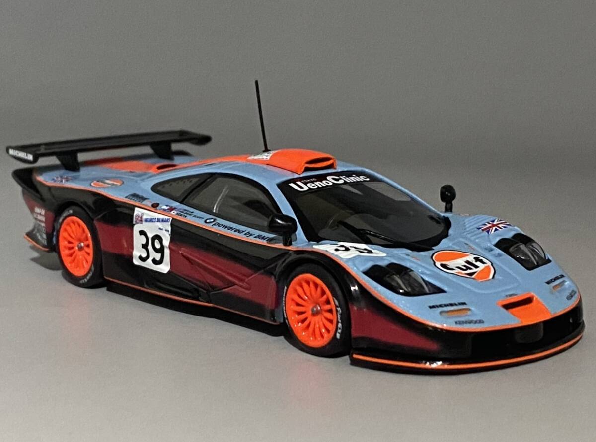 Minichamps 1/43 Gulf Team Davidoff McLaren F1 GTR Longtail #39 ◆ 24 Hours of Le Mans 1998 ◆ ミニチャンプス 530 174339