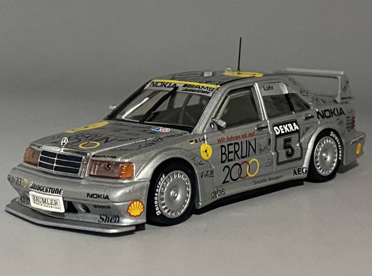 Minichamps 1/18 AMG Mercedes Benz 190E 2.5-16 Evo2 DTM 1992 Ellen Lohr #5 ◆ 11位 1992 Deutsche Tourenwagen Meisterschaft (DTM)