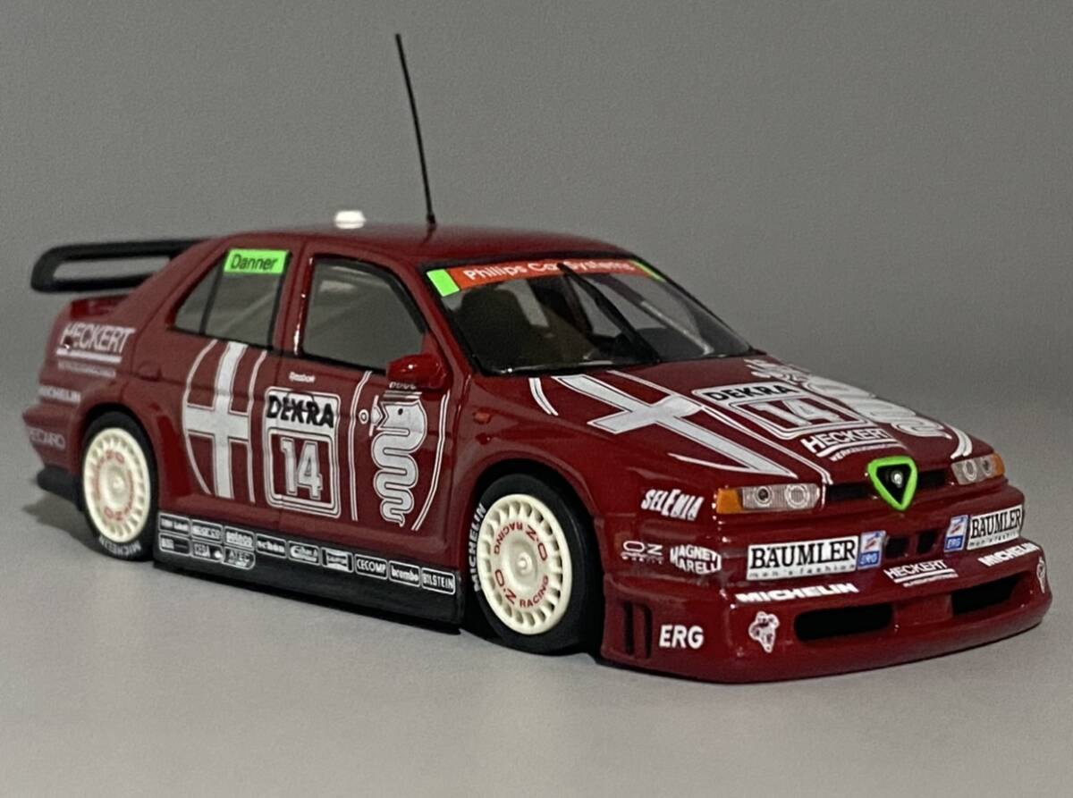 Minichamps 1/43 Alfa Romeo 155 V6 DTM 1993 Christian Danner ◆ 5位 1993 DTM ◆ ミニチャンプス MIN 930122