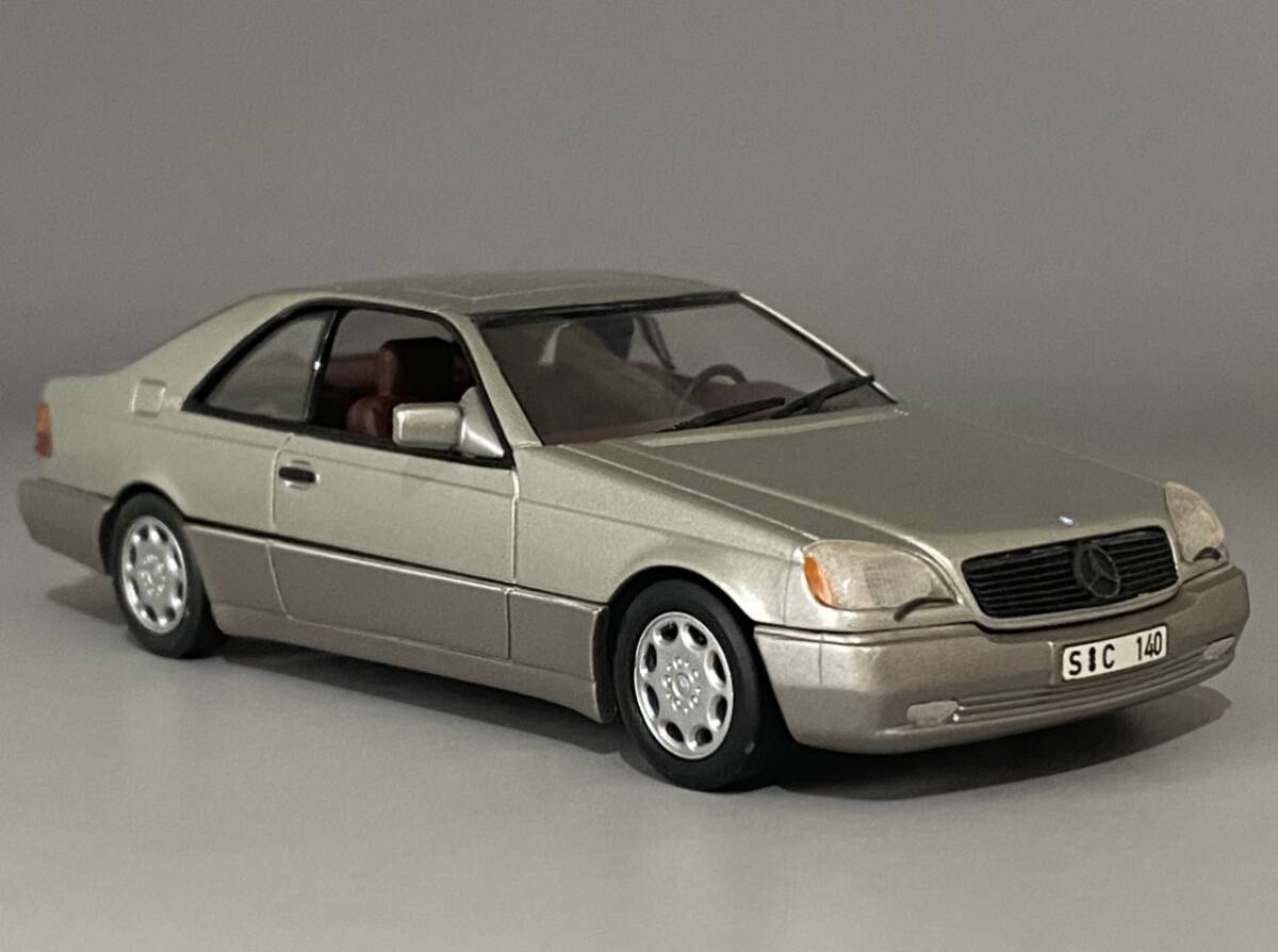Minichamps 1/43 Mercedes Benz 600 SEC V12 Rauch Silver ◆ Paul’s Model Art ◆ C140 W140 ミニチャンプス Best.-Nr. 32602