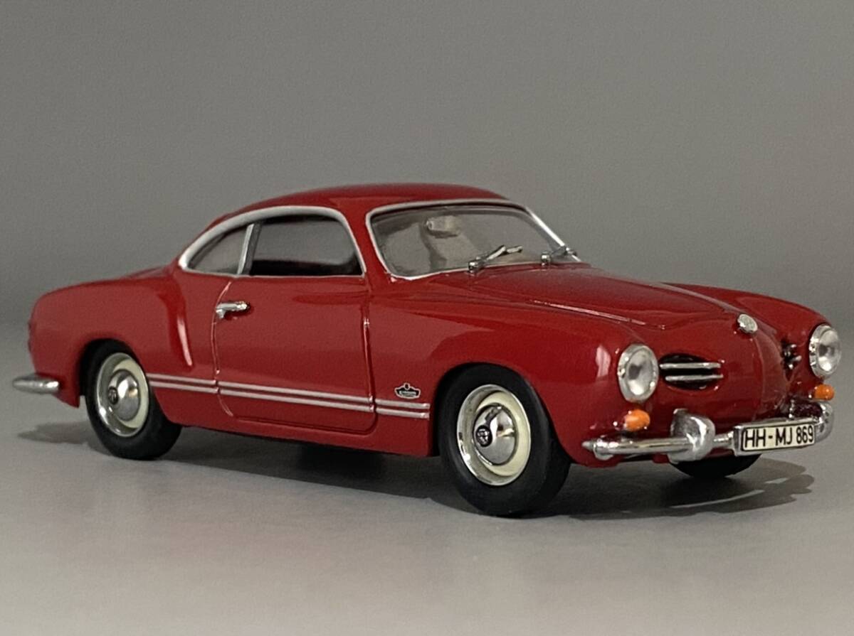 Minichamps 1/43 VW Volkswagen Karmann Ghia Coupe Red ◆ Paul’s Model Art ◆ カルマンギア ミニチャンプス Best.-Nr. 5002