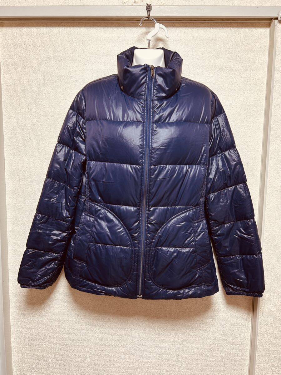 【中古】バーバリー ダウンジャケット 紺色 サイズ：44
