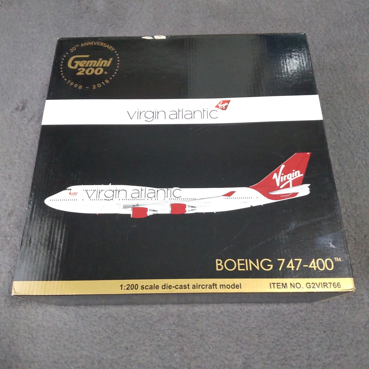 Gemini200 ジェミニ 飛行機模型 BOEING747-400 ヴァージンアトランティック航空 G-VBIG