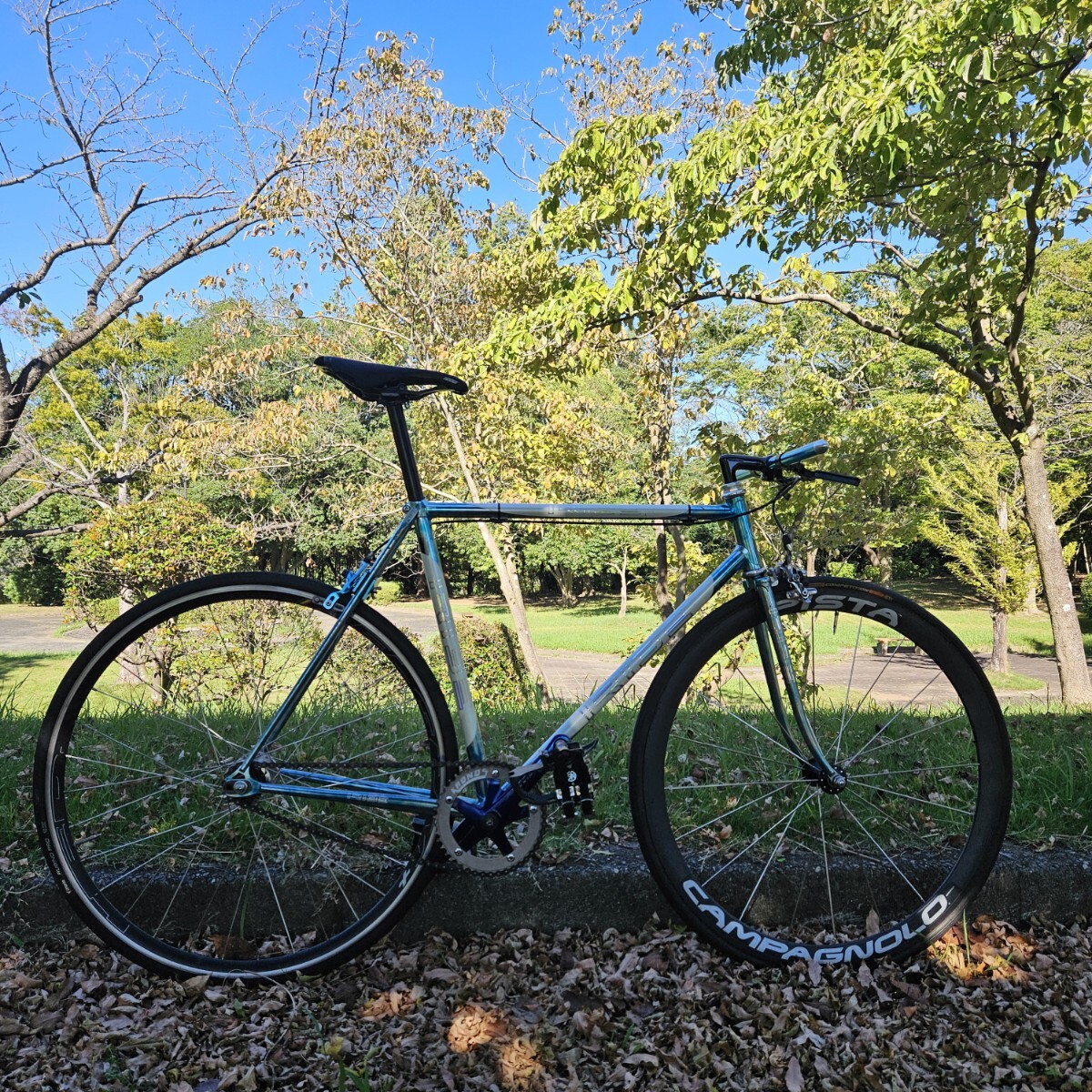 イリベ ラップペイント フレームセット 540 競輪 ピスト シングル 固定 スピリットケイリン