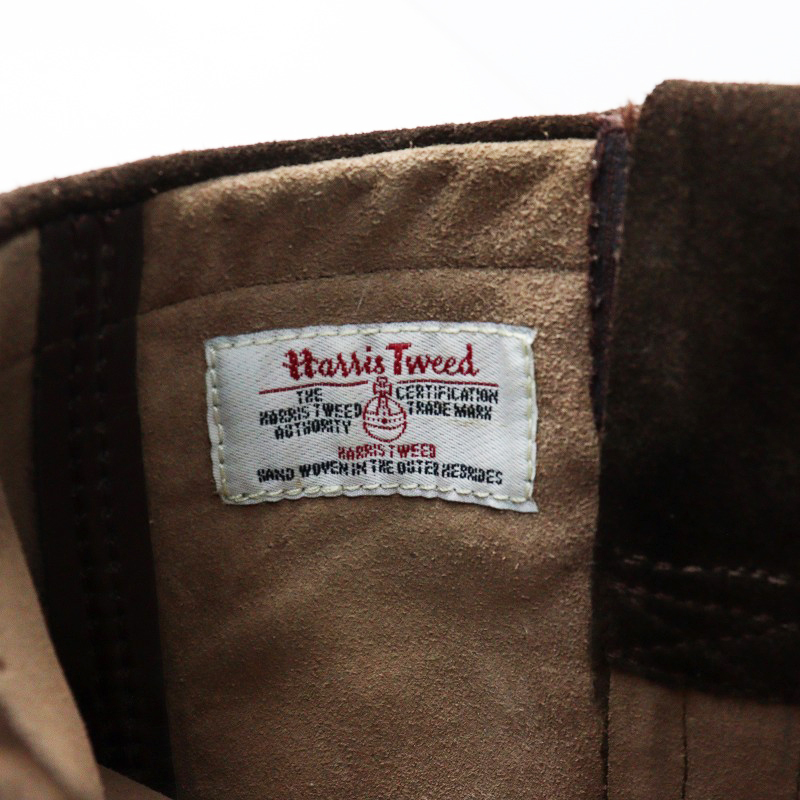 クラークス Clarks × ハリスツイード Harris Tweed ミッドレングス スエードブーツ 3.5D/茶系 クレープソール 22.5cm【2400014057546】