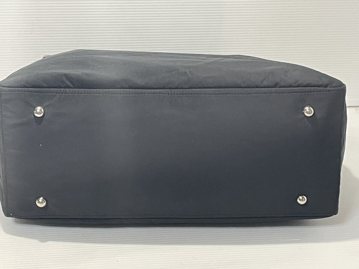 A045# почти новый товар # Michel Klein сумка "Boston bag" портфель "мамина сумка" нейлон большая вместимость легкий водонепроницаемый многофункциональный чёрный 