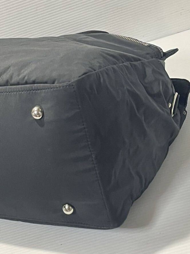 A045# почти новый товар # Michel Klein сумка "Boston bag" портфель "мамина сумка" нейлон большая вместимость легкий водонепроницаемый многофункциональный чёрный 