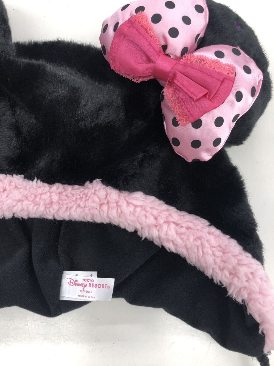 ミニー ファンキャップ 黒 ピンク TDL TDS ディズニー リゾート ミニー ファンキャップ 黒 ピンク TDL TDS ディズニー リゾート