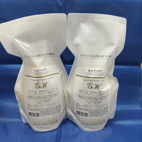 ナチュール ゲルホームクリーム　５００ｇ詰替【２個セット】