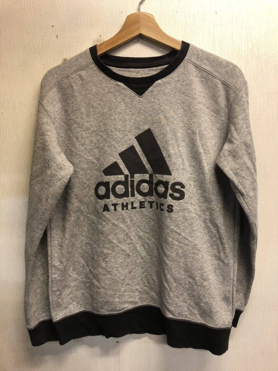 00* year the first period / Adidas adidas/ Logo print sweat sweatshirt #138