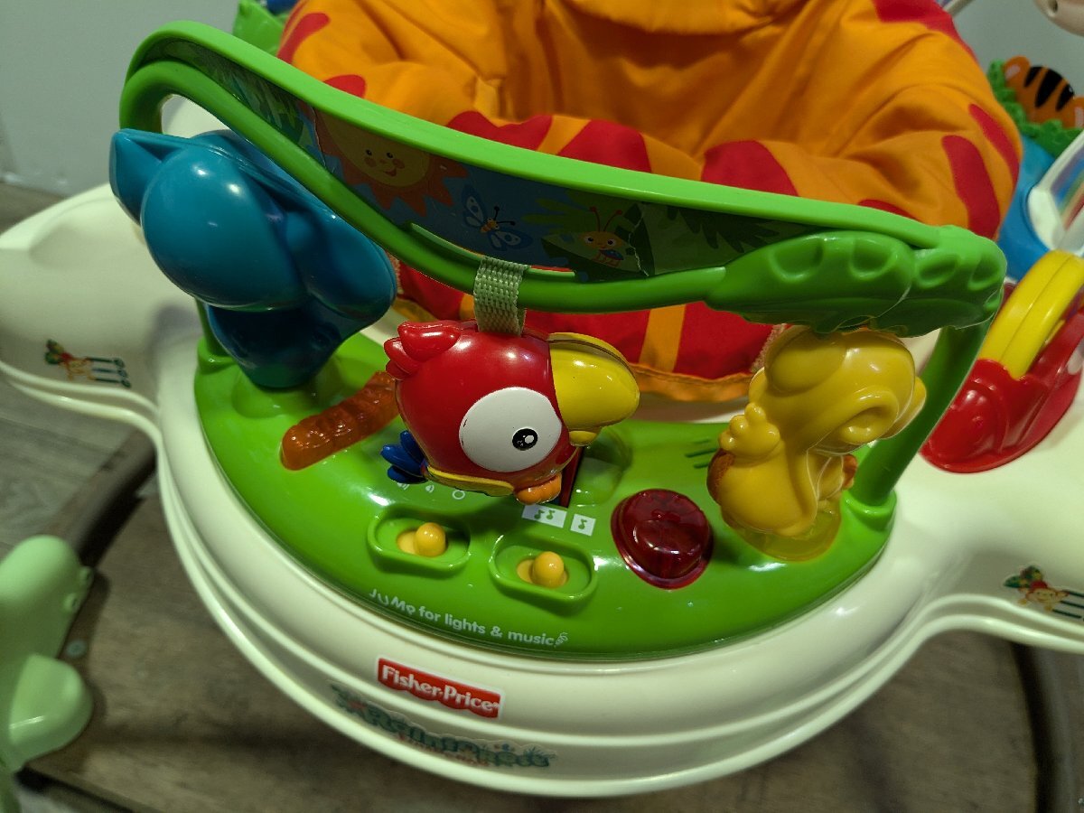 １円スタート　埼玉発　FisherPrice　レインフォレスト?ジャンパルー　K7198　44　MM