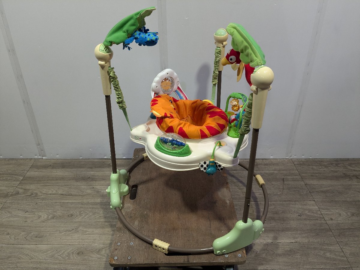 １円スタート　埼玉発　FisherPrice　レインフォレスト?ジャンパルー　K7198　44　MM