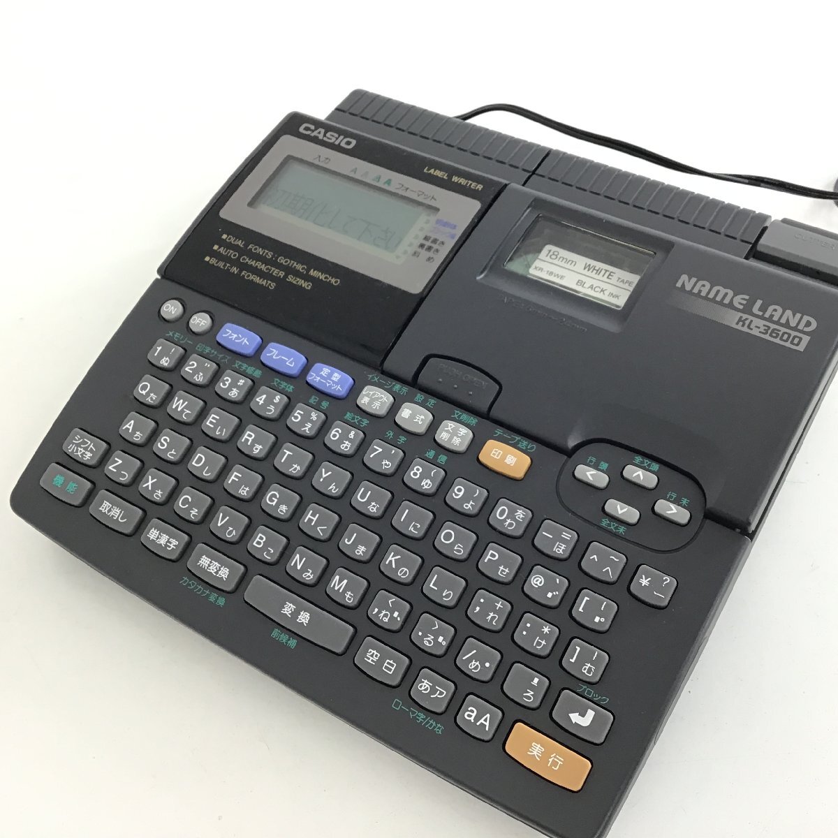 CASIO カシオ NAME LAND ネームランド KL-3600 通電確認済み 同 CASIO カシオ NAME LAND ネームランド KL-3600 通電確認済み 同