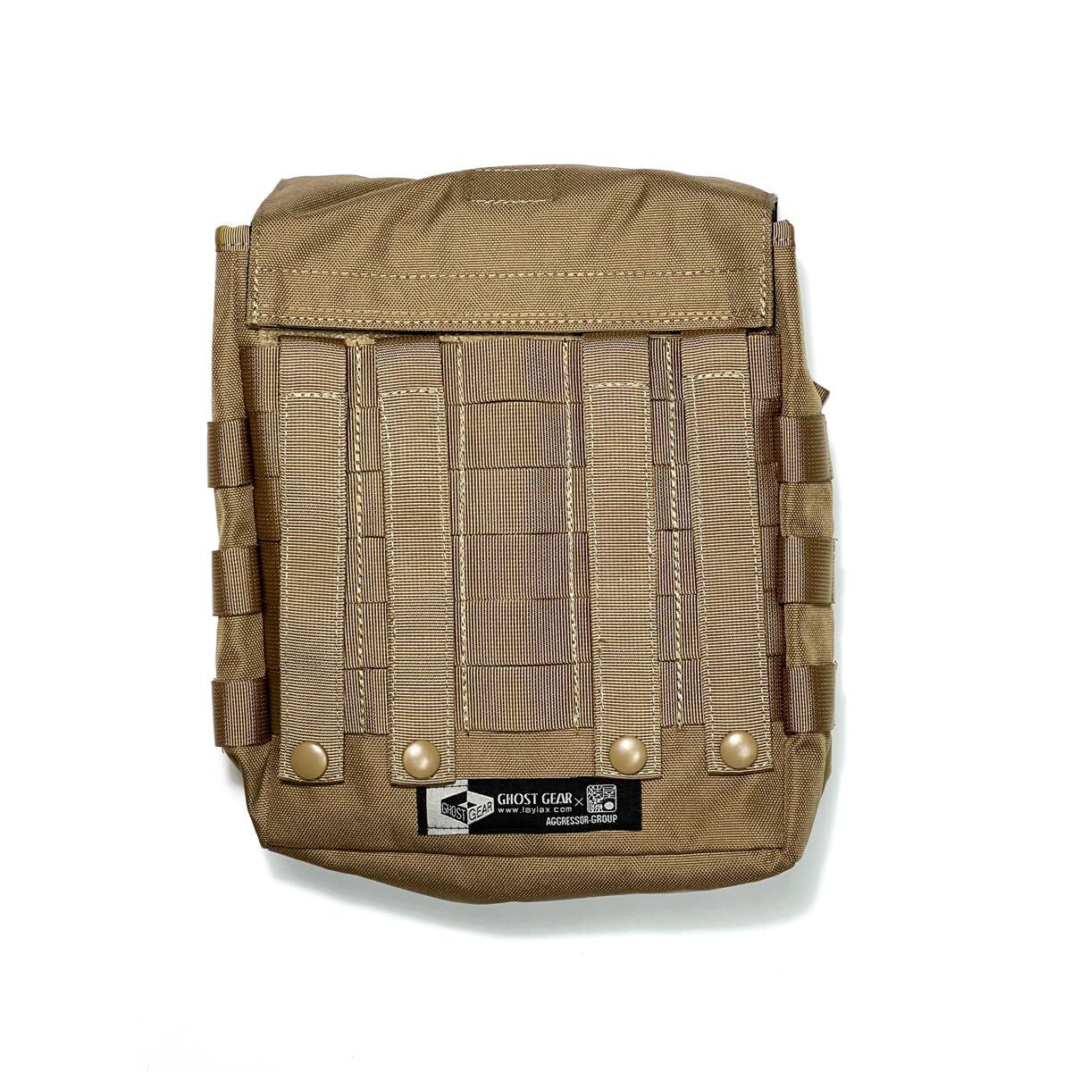 LayLax GHOST GEAR×AGGRESSOR GROUP 2WAY HIGH CAPACITY POUCH LayLax GHOST GEAR×AGGRESSOR GROUP 2WAY HIGH CAPACITY POUCH