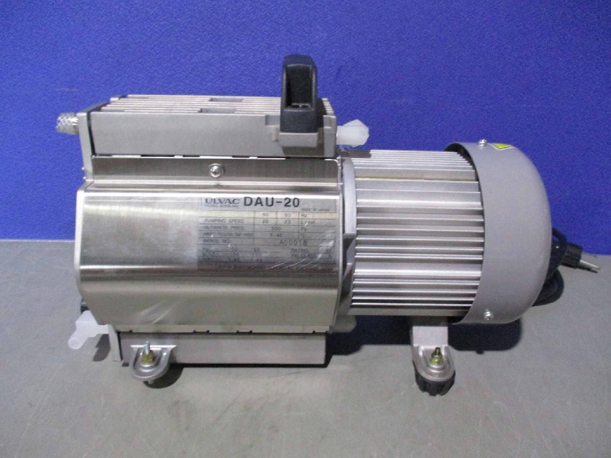 中古 ULVAC DAU-20 回転真空ポンプ (MACR60821E004) 電材・配電用品 中古 ULVAC DAU-20 回転真空ポンプ (MACR60821E004) 電材・配電用品